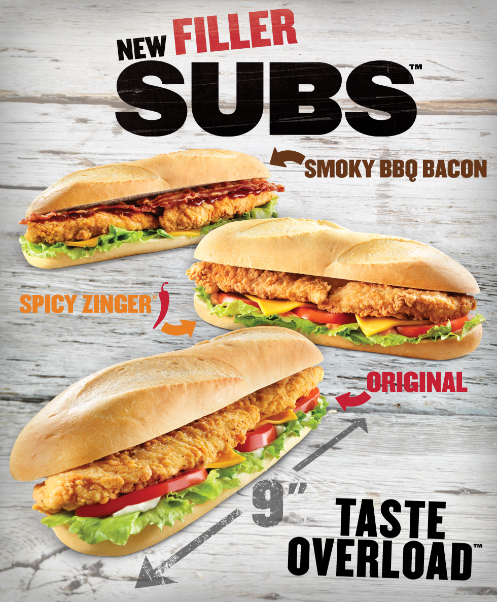 Review: KFC’s Smoky BBQ Bacon Filler Sub