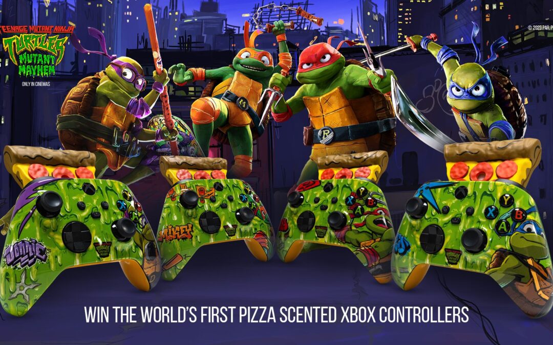 Xbox Holds New Contest for Teenage Mutant Ninja Turtles: Mutant Mayhem Pizza-Scented Controllers