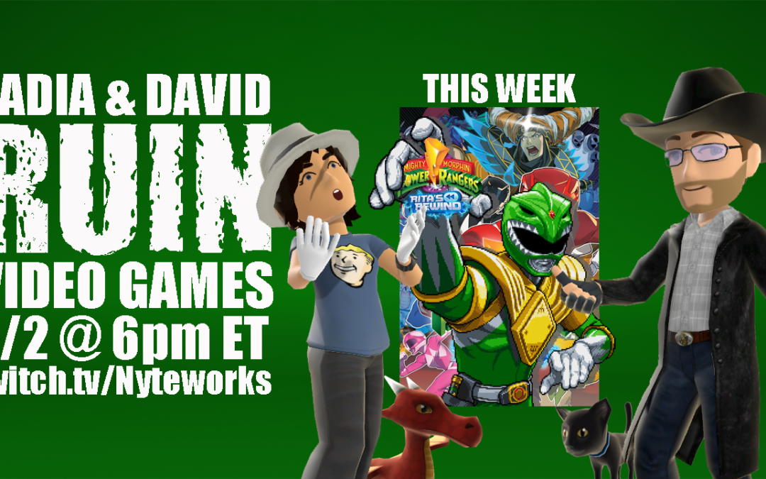 Nadia & David Ruin Video Games – Mighty Morphin Power Rangers: Rita’s Rewind, Part 2